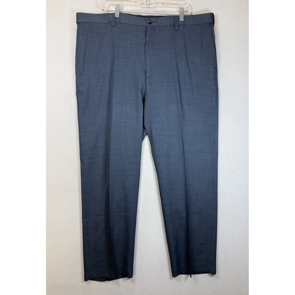 Savane Stretch Performance Men's Sz 42x30 Dark Sapphire No Iron Pants NWT $75